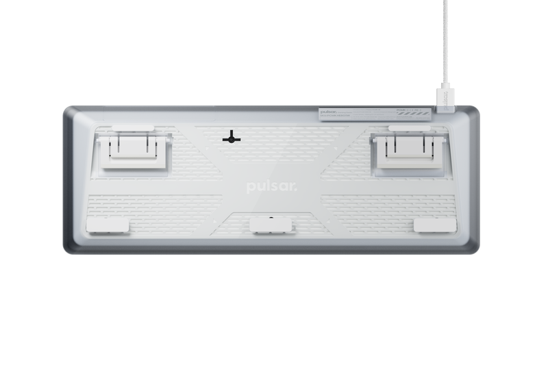Pulsar PCMK 3 HE 60 - White - 60% Hall Effect Mechanical Gaming Keyboard