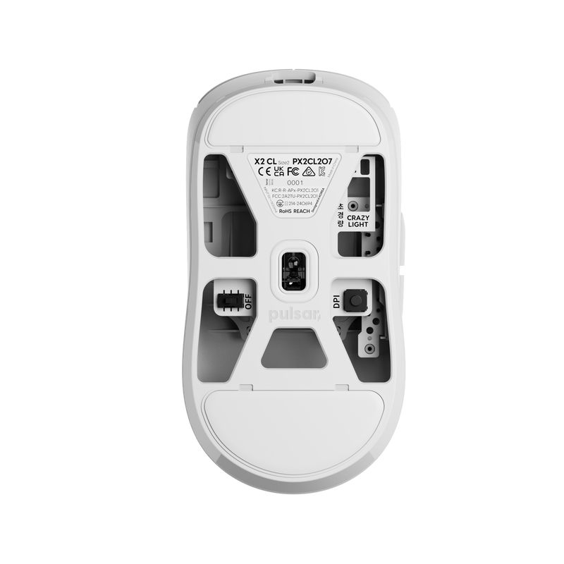 Pulsar X2 CrazyLight Gaming Mouse - Medium (Size 2)