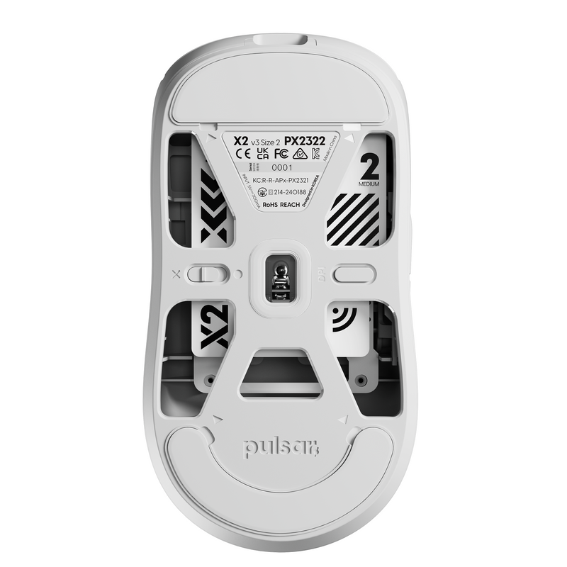 Pulsar X2 V3 XS-1 Sensor 8K Wireless Gaming Mouse - Medium (Size 2)