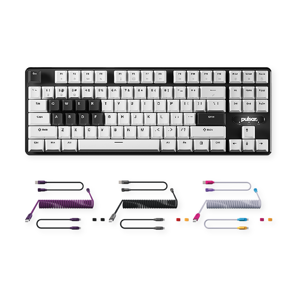 Pulsar PCMK 2 HE TKL Hall-Effect Keyboard + ONEofZERO Pro Modular Keyb