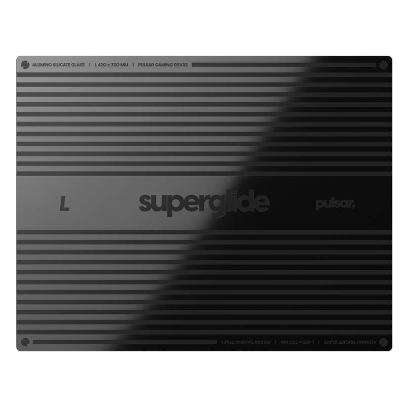 Pulsar Superglide Glass Pad v2 - Black 1.5T