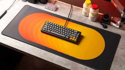 Keychron V3 Max Mechanical Keyboard & Radar Keycap + Rhythmicore Desk Pad