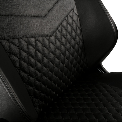 noblechairs HERO Gaming Chair - Black - Real Leather