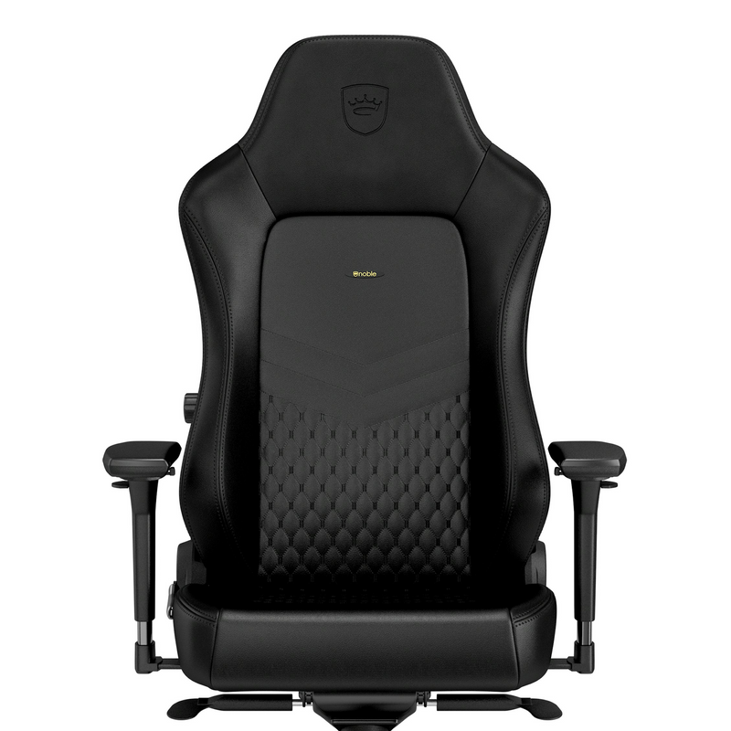 noblechairs HERO Gaming Chair - Black - Real Leather