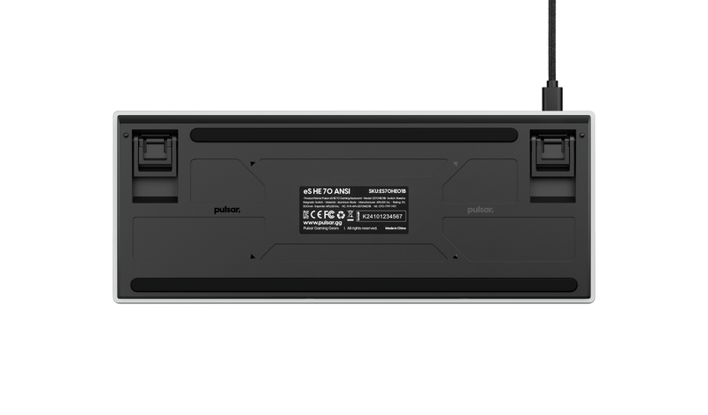 Pulsar eS HE 70 Black - 70% Hall Effect Mechanical Gaming Keyboard