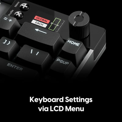 Pulsar eS HE 70 Black - 70% Hall Effect Mechanical Gaming Keyboard