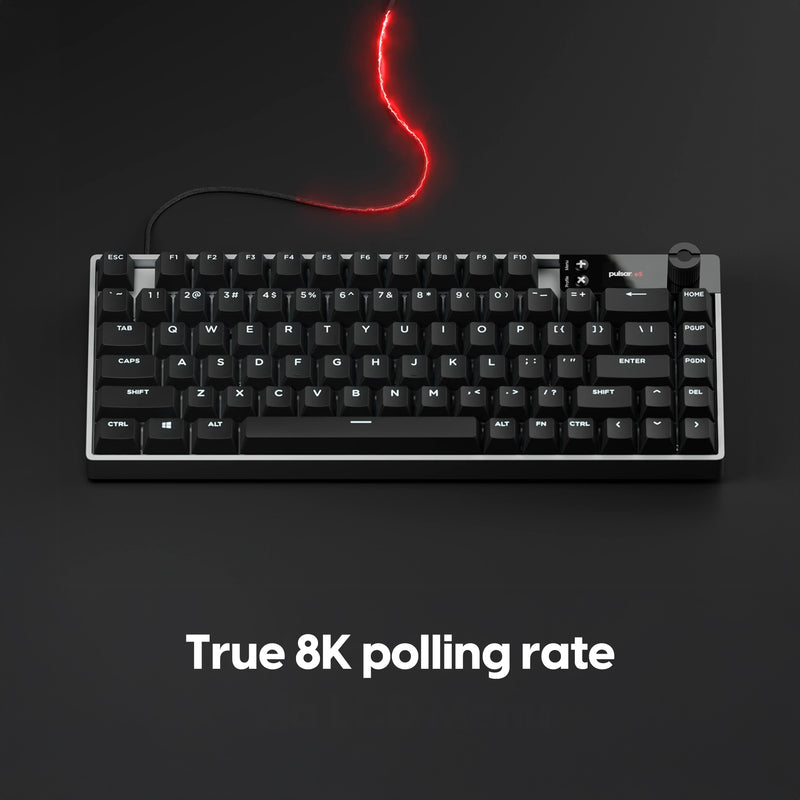 Pulsar eS HE 70 Black - 70% Hall Effect Mechanical Gaming Keyboard