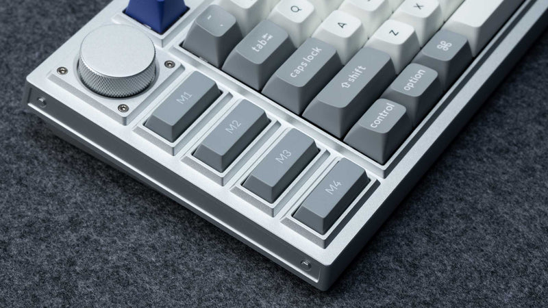 Keychron Q3 Pro Special Edition Knob Mechanical Keyboard (Silver Grey)