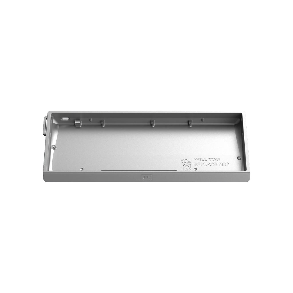 Wooting 60HE v2 (CASE ONLY) - Aluminum Silver – ONEofZERO