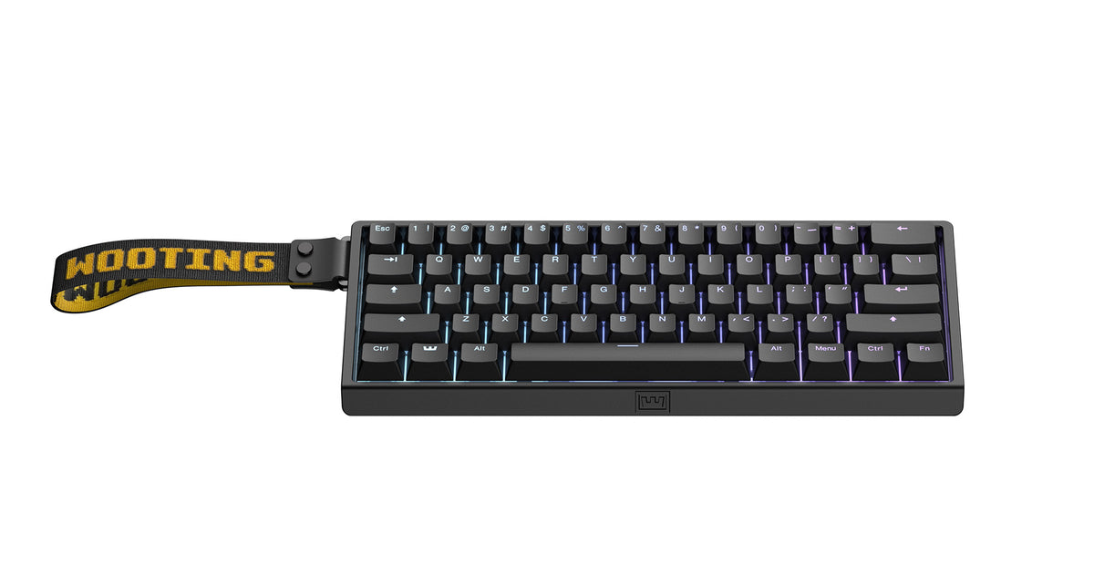 Wooting 60HE v2 - Regular Space Bar- Aluminum Black – ONEofZERO