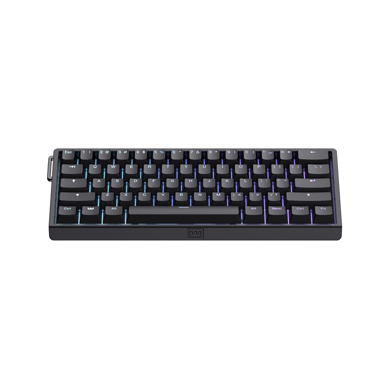Wooting 60HE v2 - Regular Space Bar- Aluminum Black – ONEofZERO
