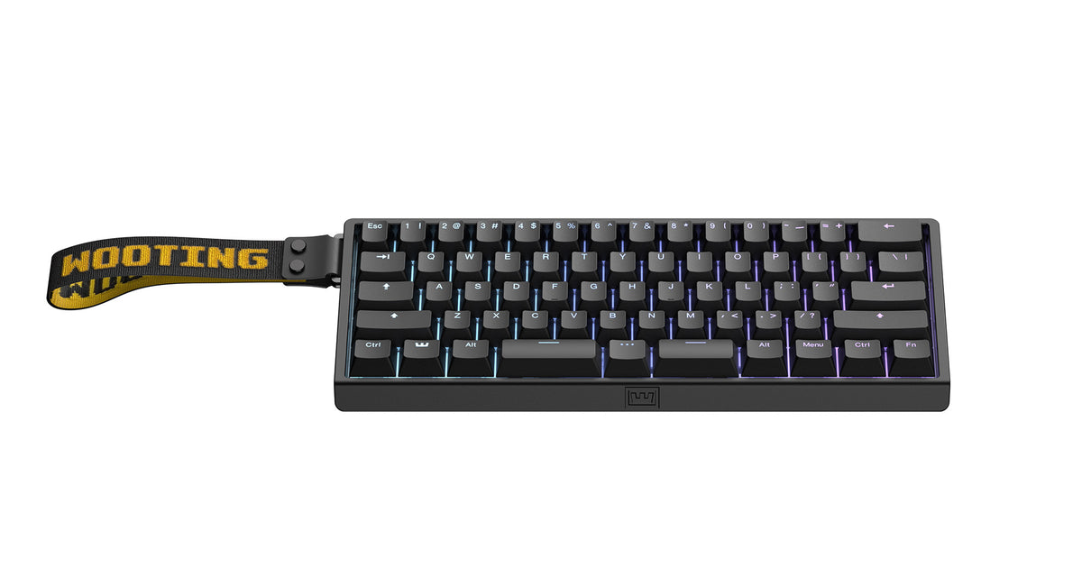Wooting 60HE v2 - Split Spacebar - Plastic Black – ONEofZERO