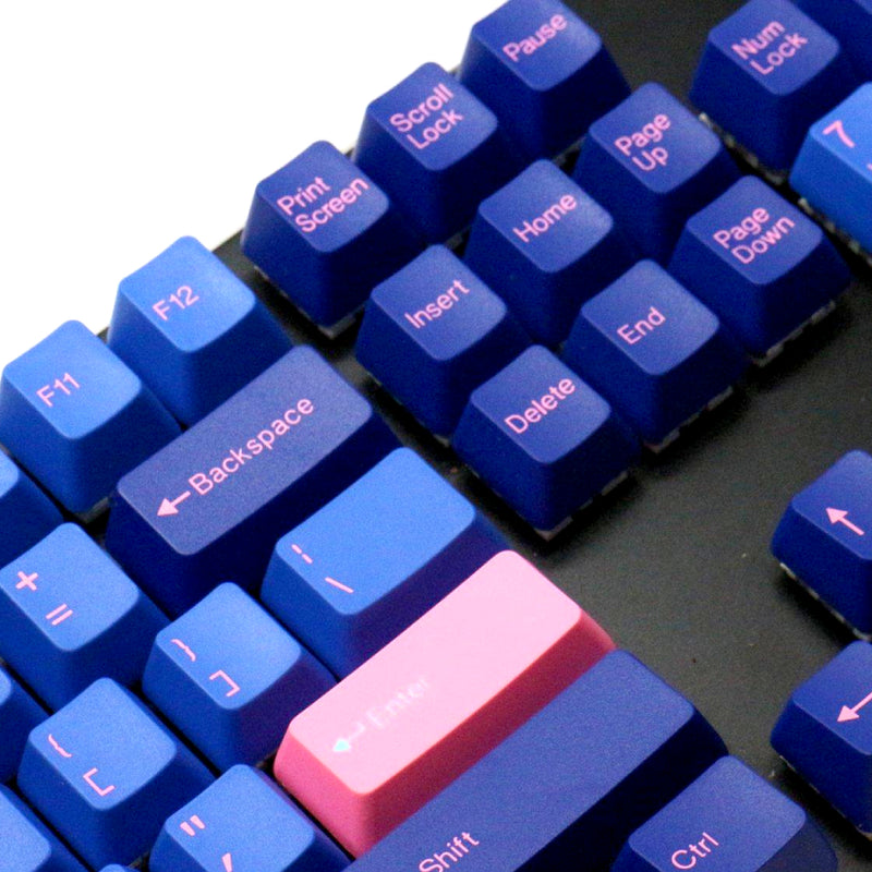 ABS Keycap Set - Blue and Pink