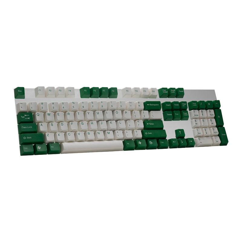 White and Green ABS Keycap Set